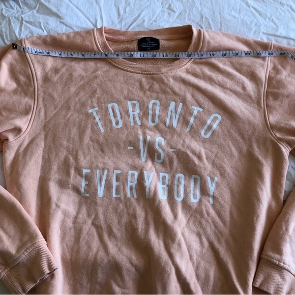 Orange Crew Neck Sweater with Relaxed Fit - Picture 5 of 8